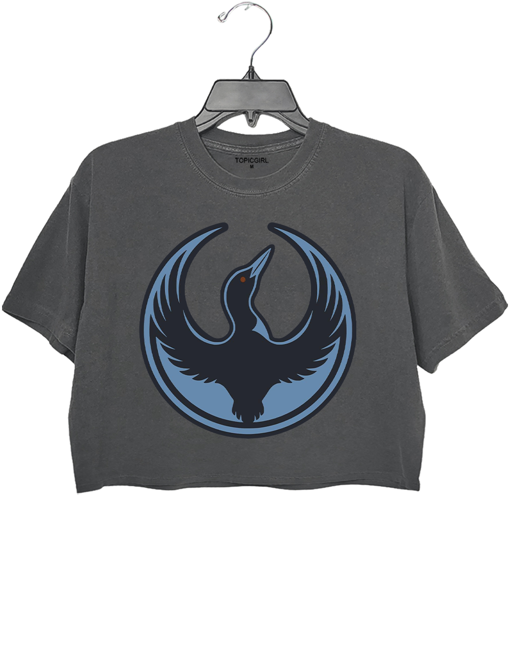 MN State Bird Loon Rebel Political Crop Top