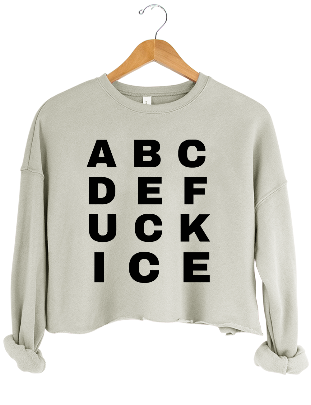 Abolish ICE  Crop Sweatshirt