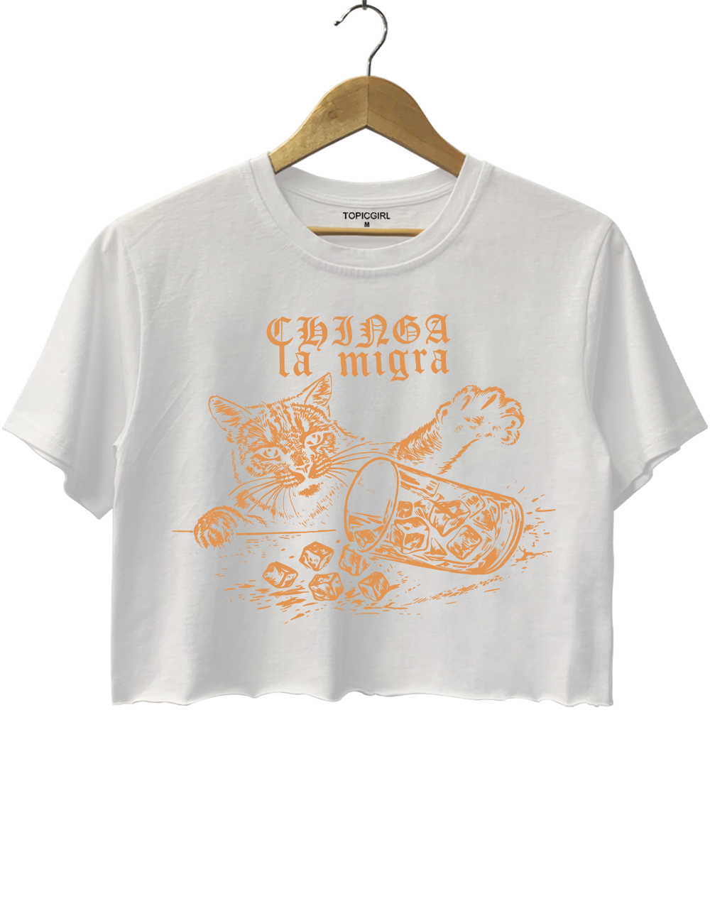 Cat Anti-ICE Crop Top