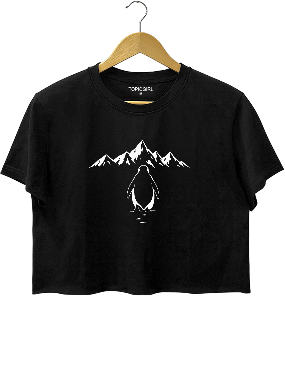 Nihilist Penguin Crop Top