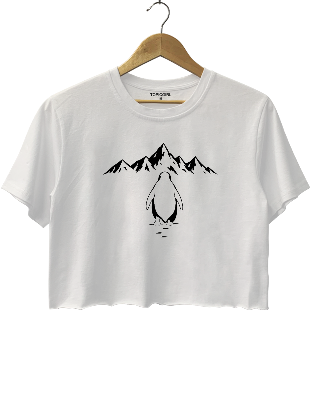 Nihilist Penguin Crop Top