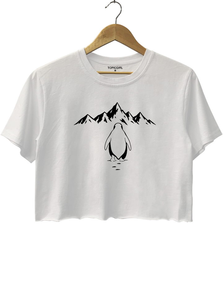 Nihilist Penguin Crop Top