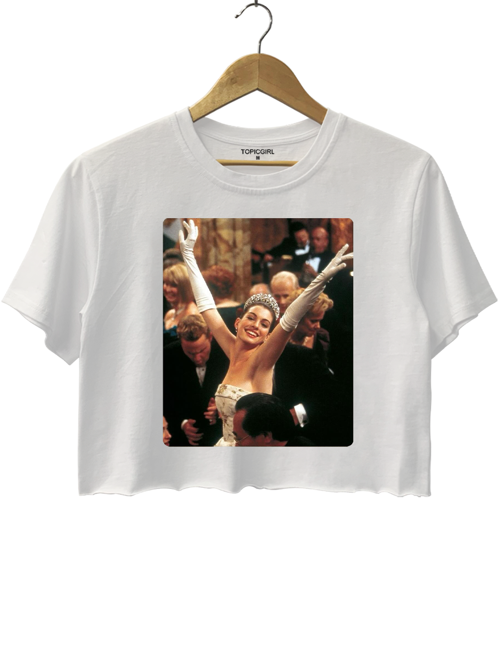Vintage Anne Hathaway Genovia Princess Diaries Crop Top