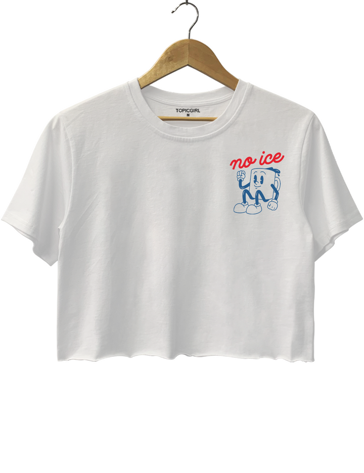 Retro Abolish ICE Crop Top