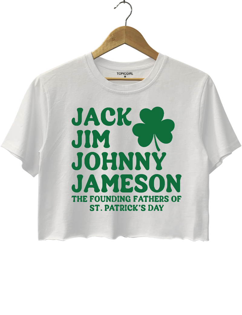 Funny St Patrick’s Day Irish Drinking Crop Top