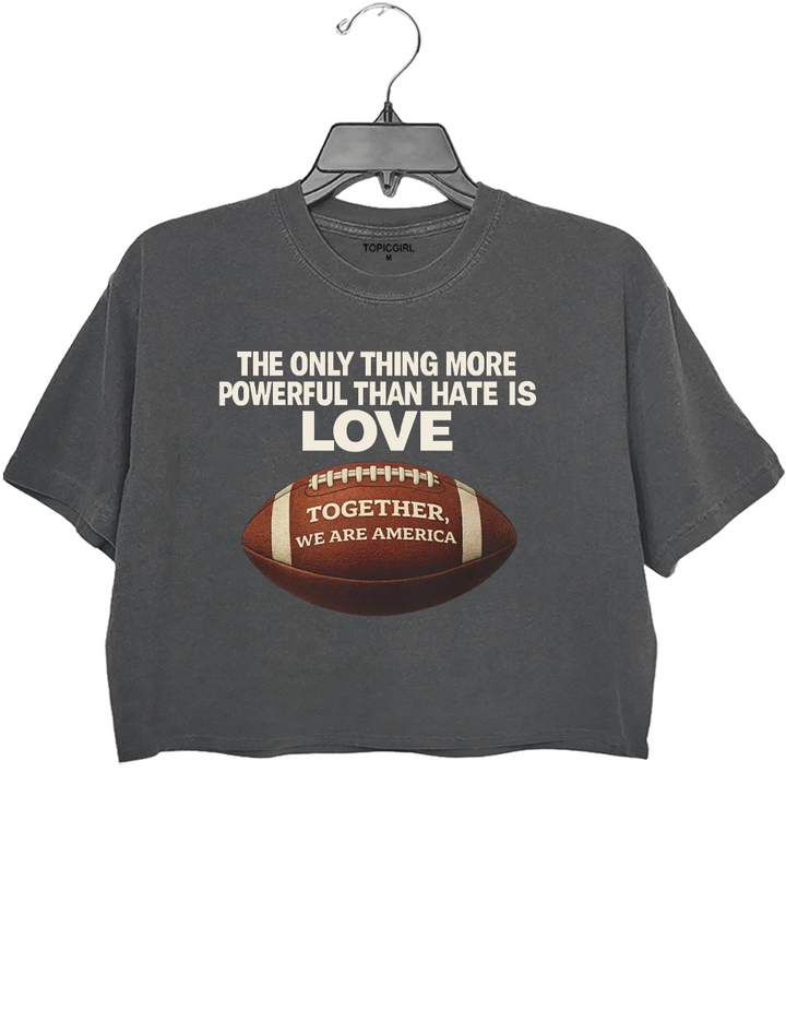 We Are America Bad Bunny Halftime Show Crop Top