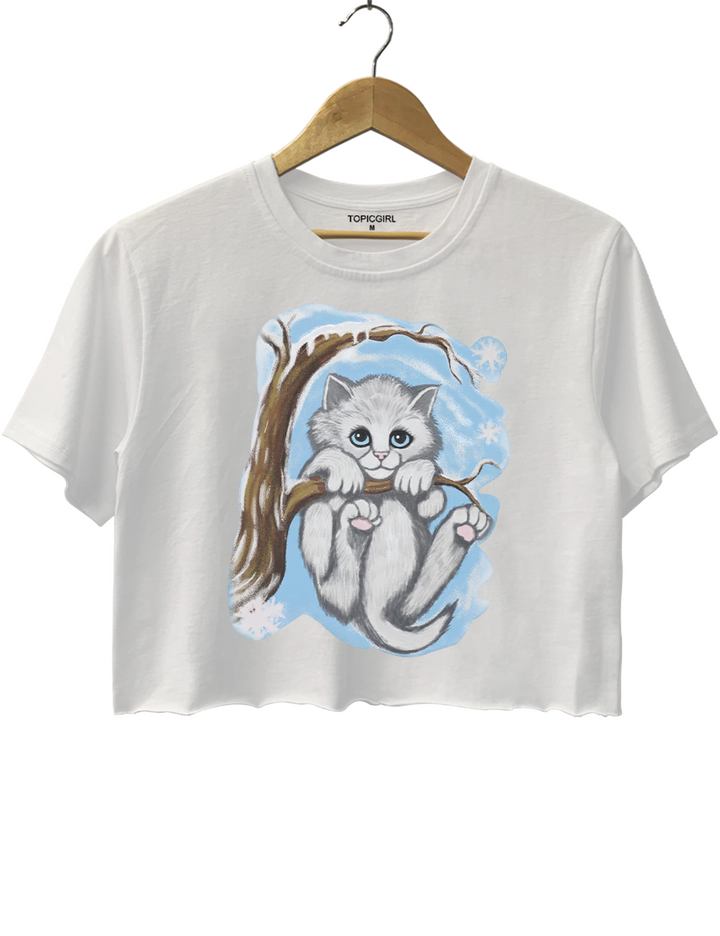 Opalite Inspired Kitty Crop Top