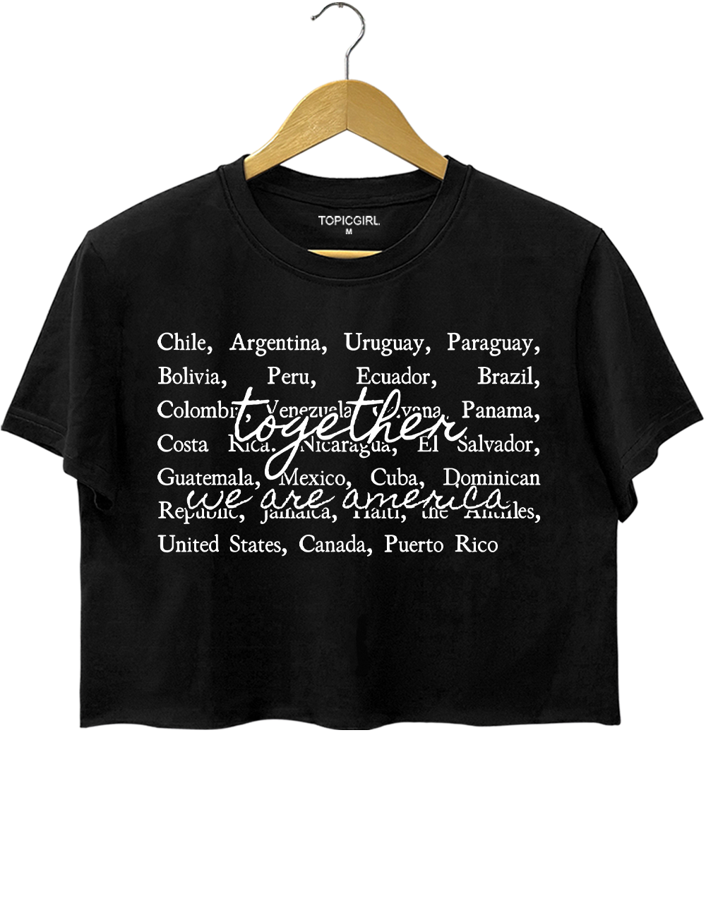 Latin Pride and Immigrant Support More Powerful Than Hate Is Love Crop Top
