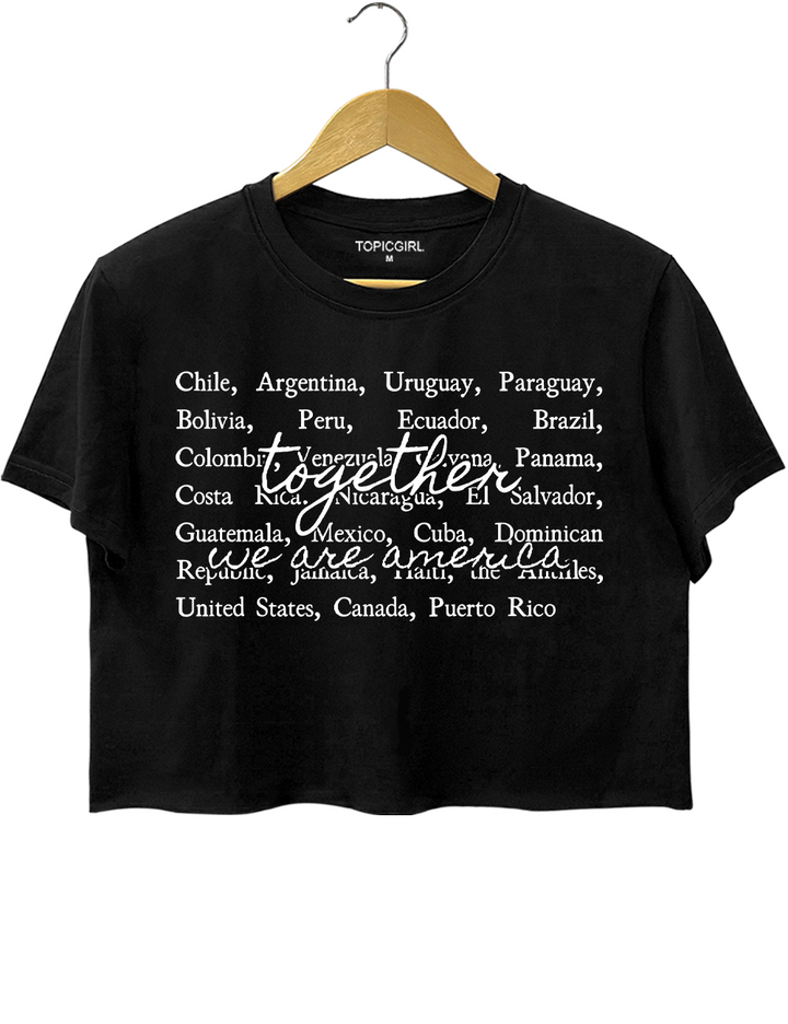 Latin Pride and Immigrant Support More Powerful Than Hate Is Love Crop Top