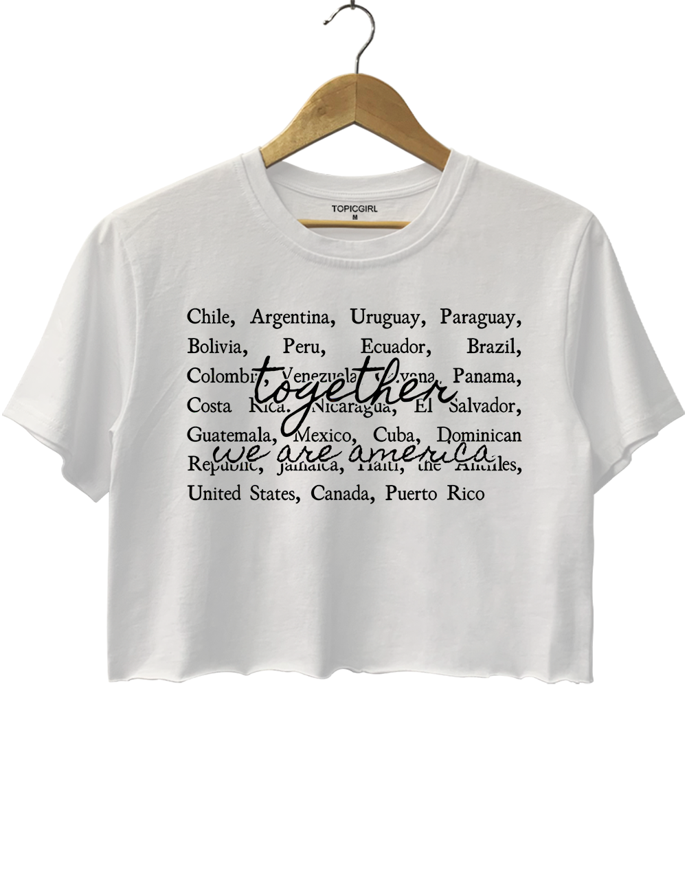Latin Pride and Immigrant Support More Powerful Than Hate Is Love Crop Top