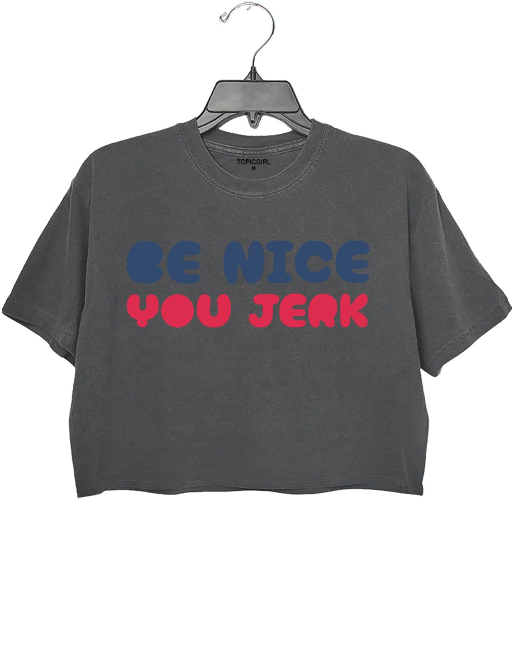 Be Nice You Jerk Crop Top