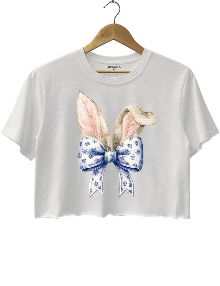 Easter Bunny Crop Top