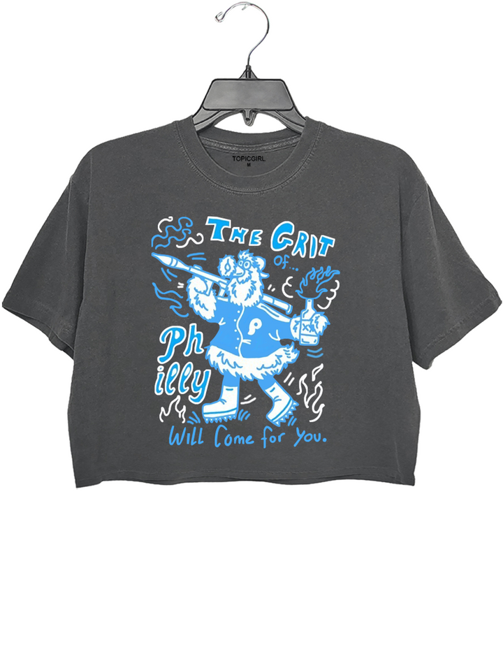 Philadelphia Phillies Phillie Phanatic Crop Top
