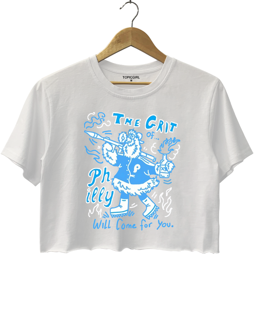 Philadelphia Phillies Phillie Phanatic Crop Top
