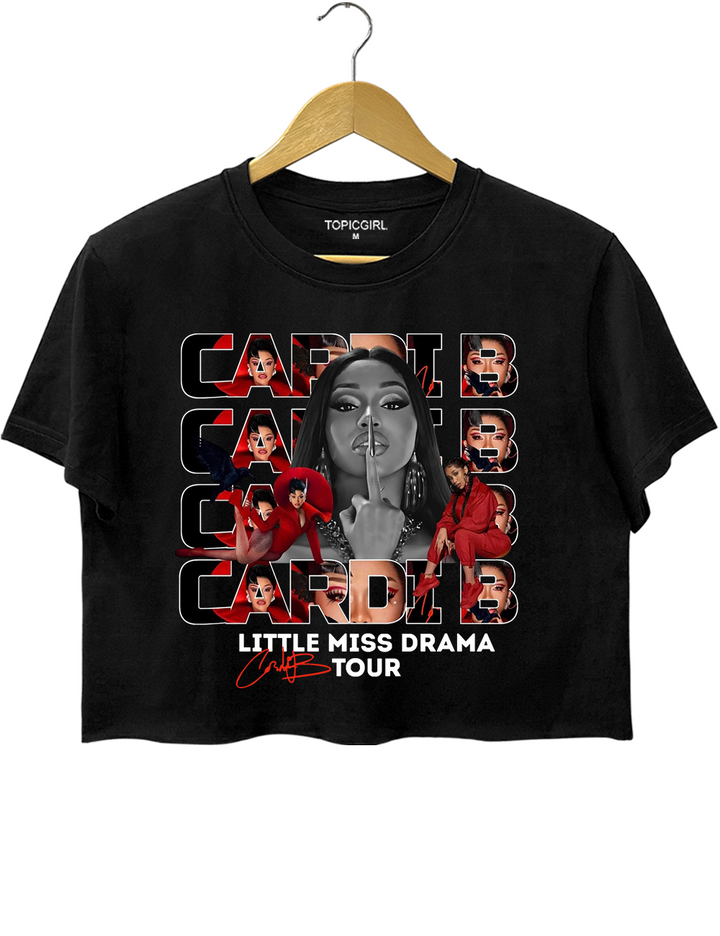 Cardi B Little Miss Drama Crop Top