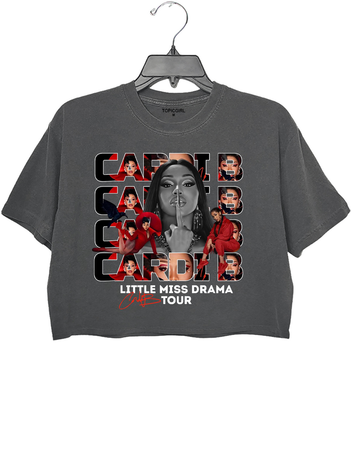 Cardi B Little Miss Drama Crop Top