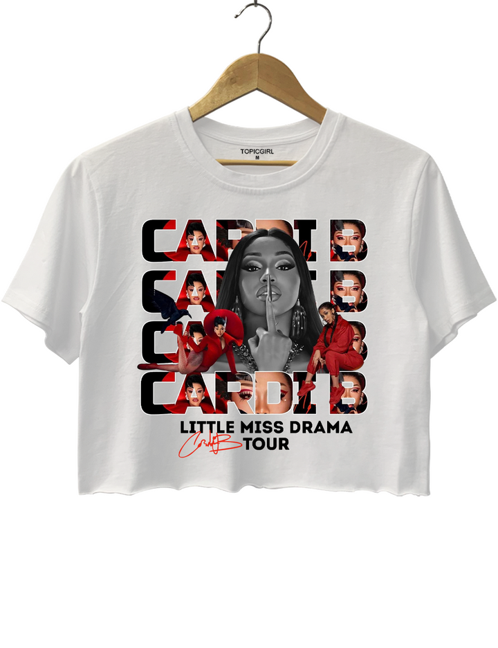 Cardi B Little Miss Drama Crop Top
