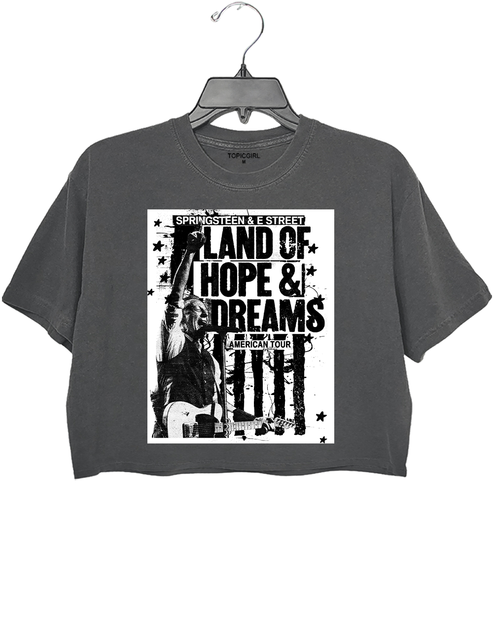 Bruce Springsteen Tour 2026 Land Of Hope & Dreams Crop Top