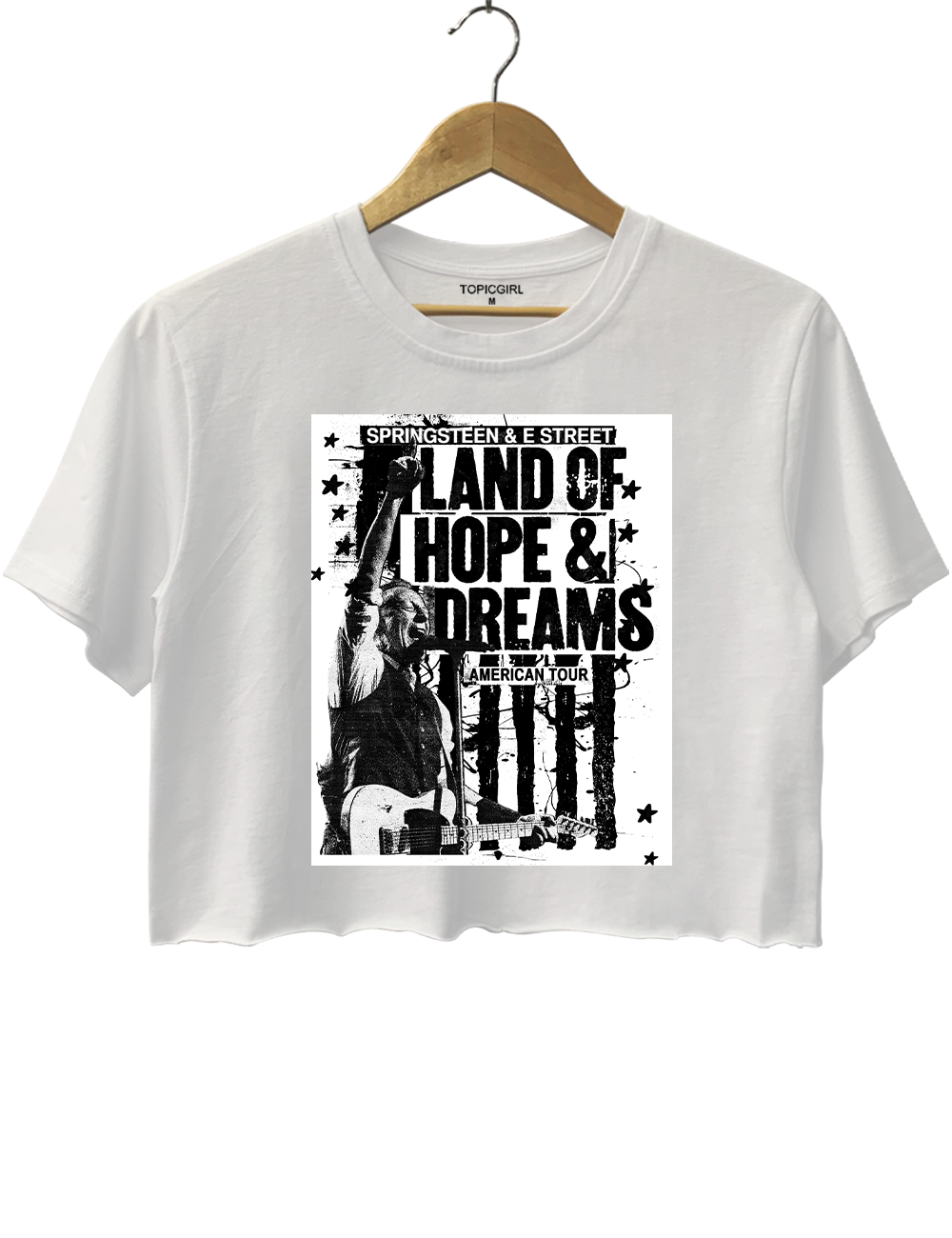 Bruce Springsteen Tour 2026 Land Of Hope & Dreams Crop Top