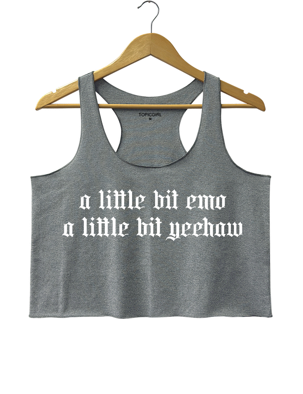 A Little Bit Emo A Little Bit Yeehaw Crop Tank Top