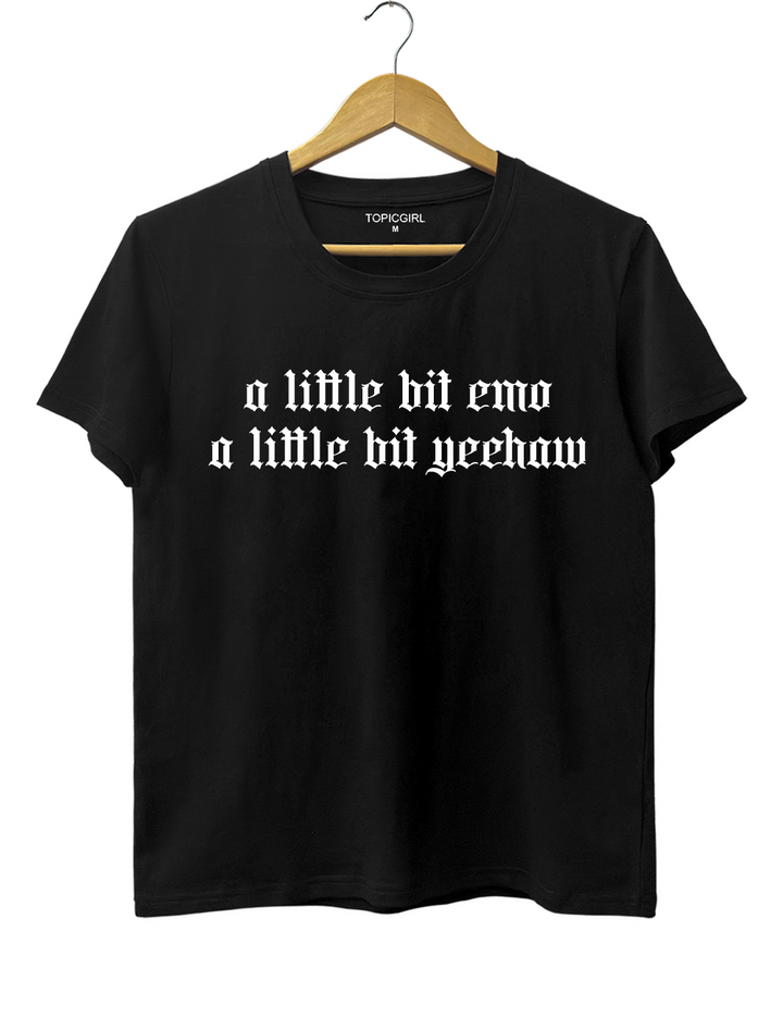 A Little Bit Emo A Little Bit Yeehaw Tee