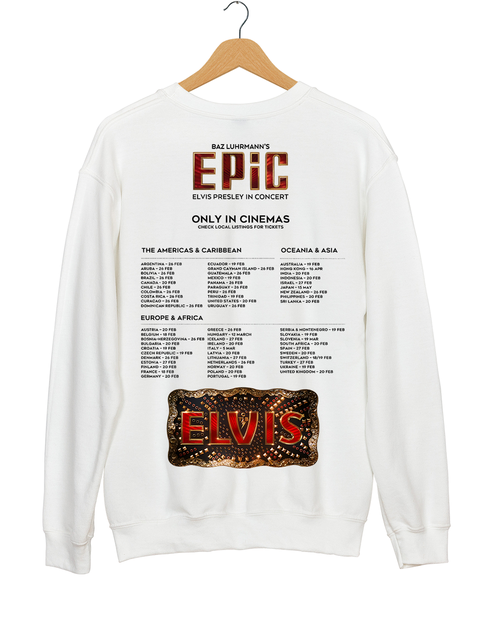 Elvis Presley In Concert 2026 Sweatshirt