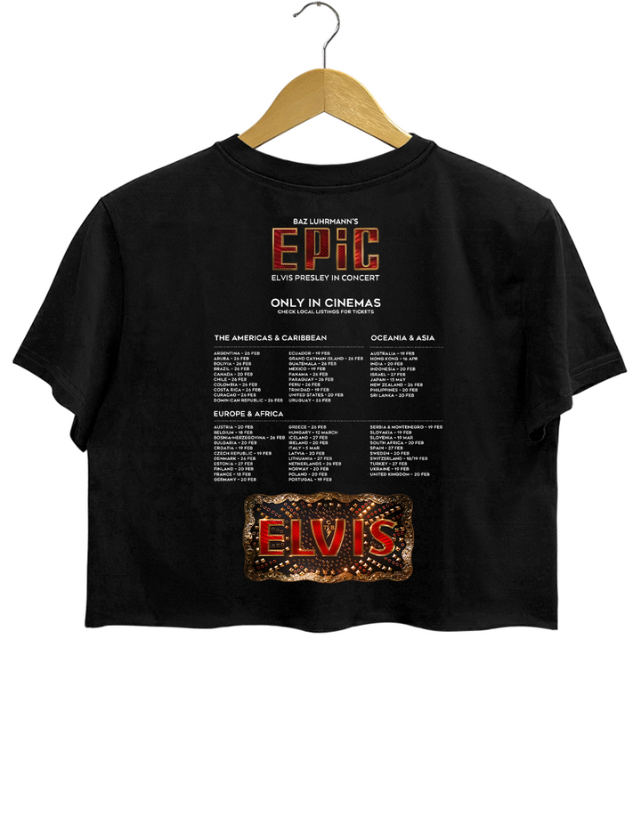 Elvis Presley In Concert 2026 Crop Top