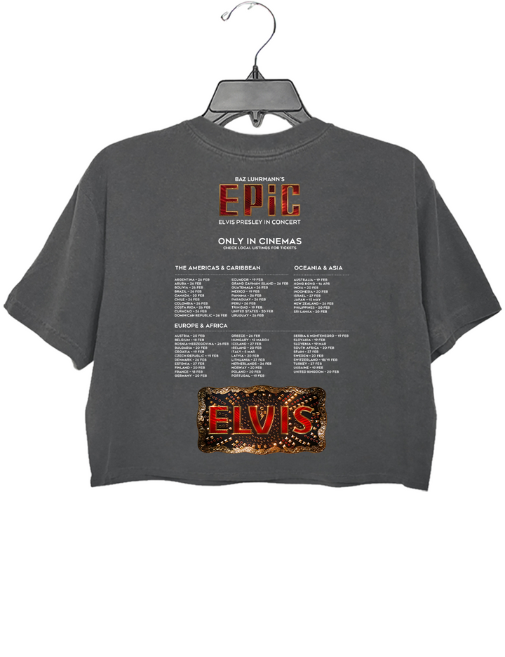 Elvis Presley In Concert 2026 Crop Top
