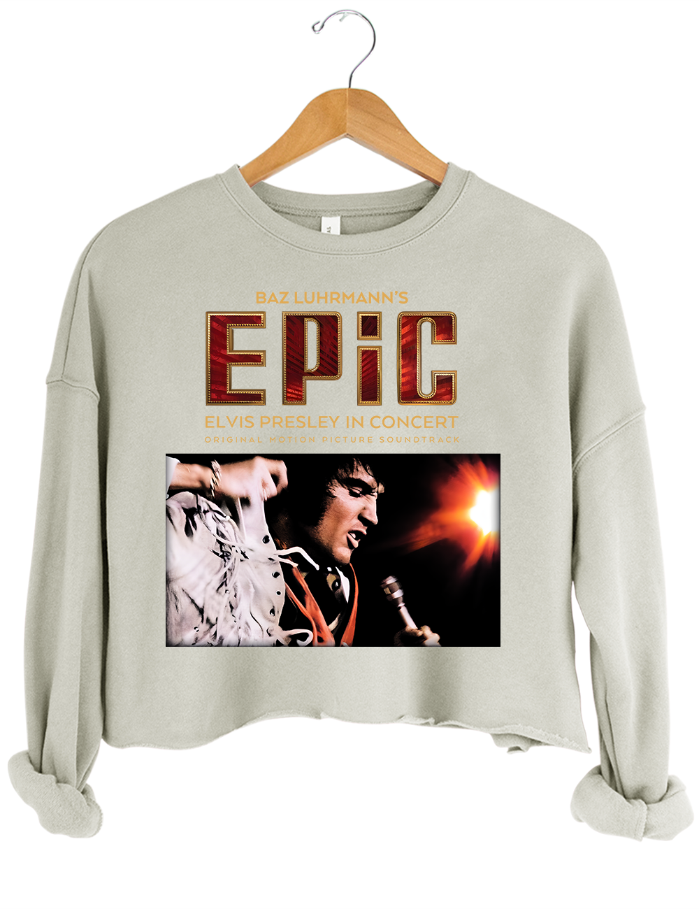 Elvis Presley In Concert 2026 Crop Sweatshirt