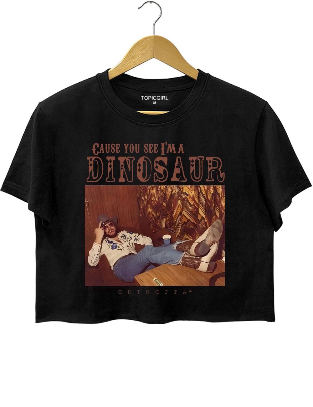 Cause You See I'ma Dinosaur Crop Top