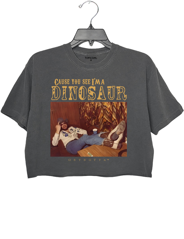Cause You See I'ma Dinosaur Crop Top