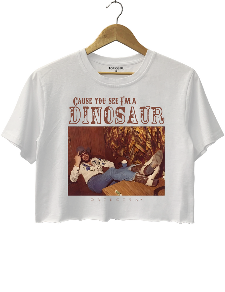Cause You See I'ma Dinosaur Crop Top