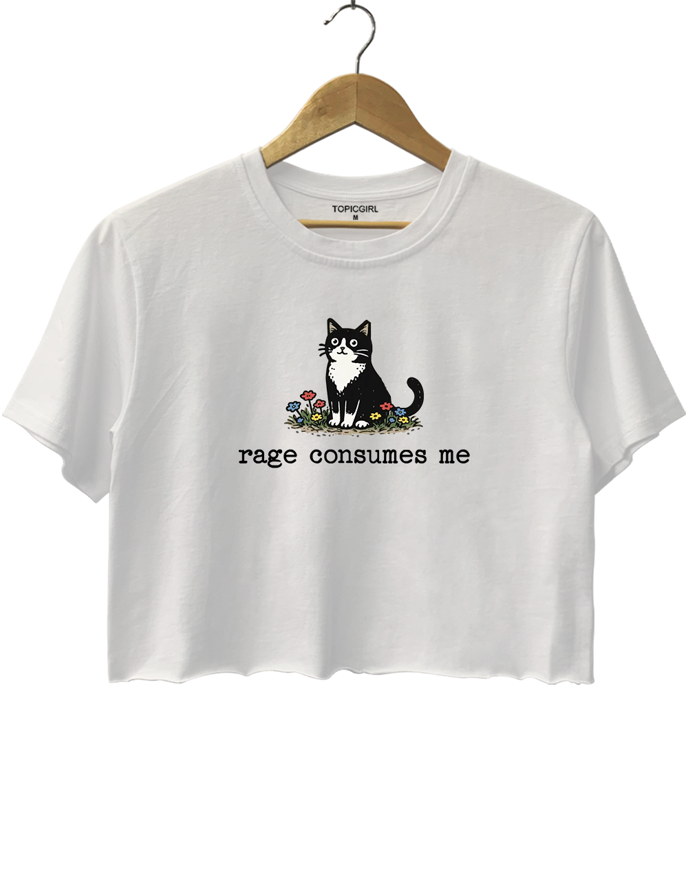 Rage Consumes Me Crop Top