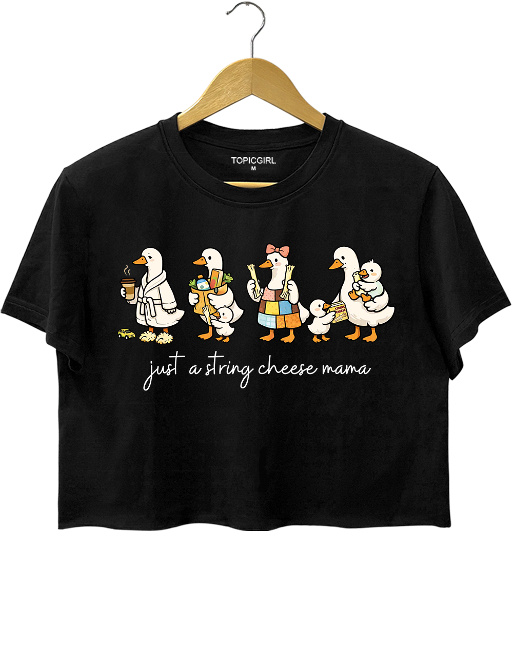 Just A String Cheese Mama Era Crop Top