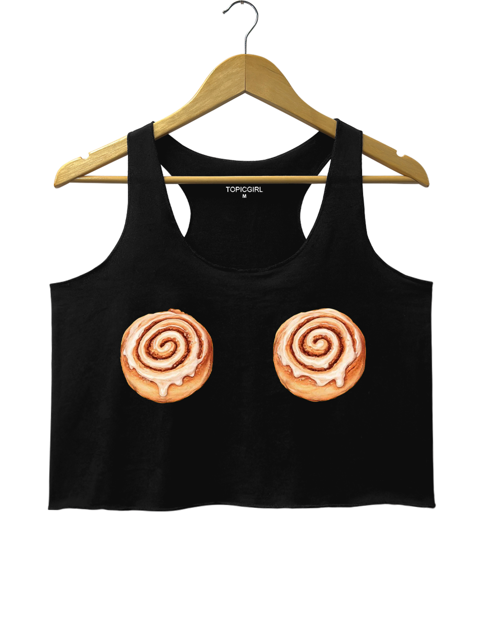 Harry Cinnamon Roll Crop Tank Top