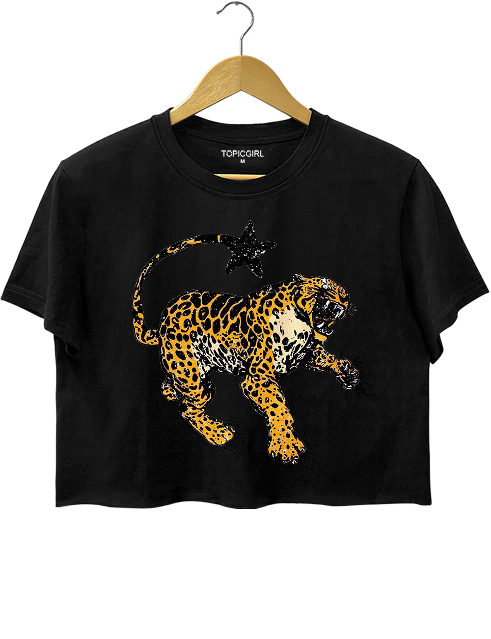 Vintage Inspired Jaguar Crop Top