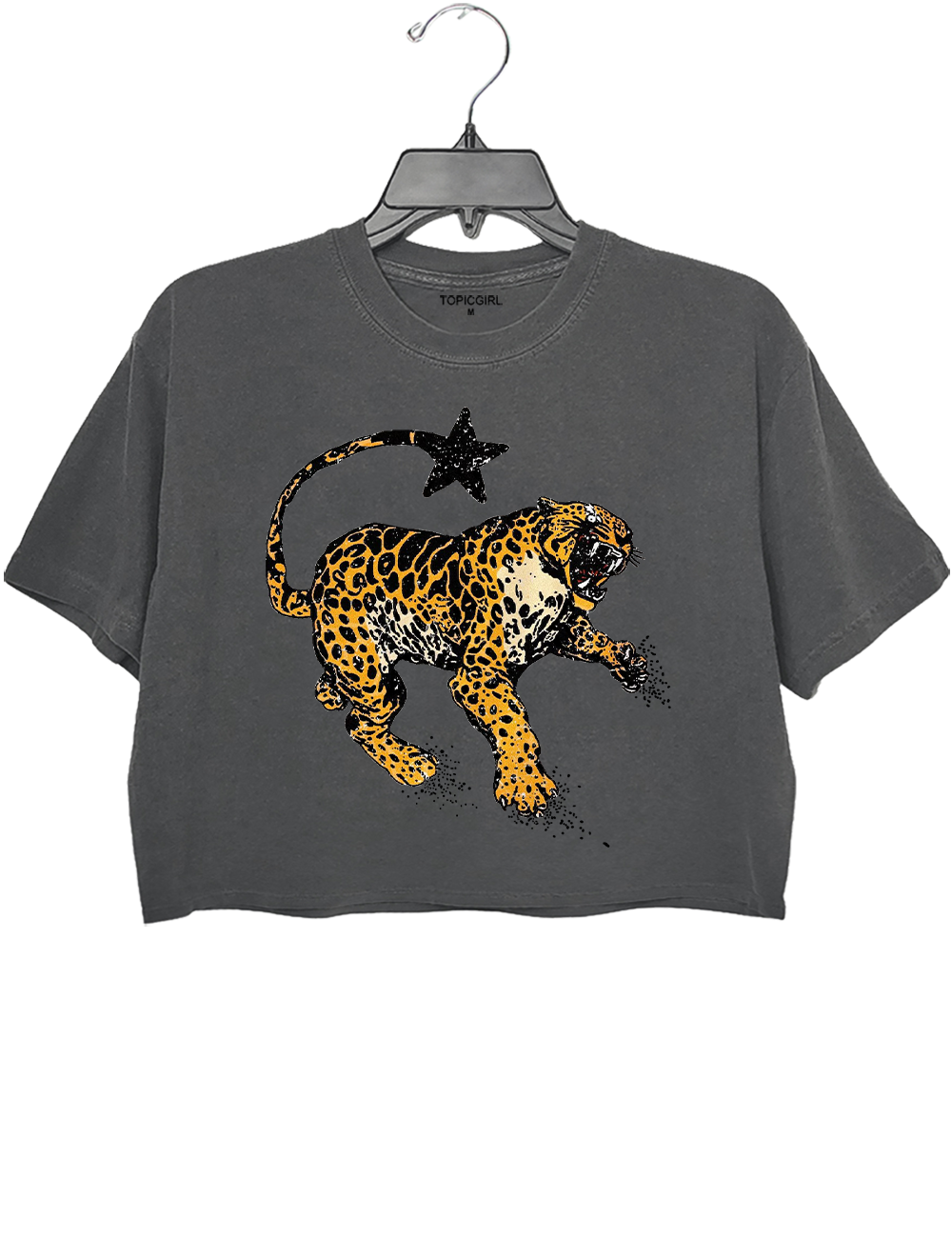 Vintage Inspired Jaguar Crop Top