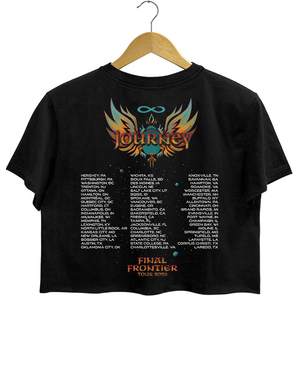 Journey Final Frontier Tour 2026 Crop Top