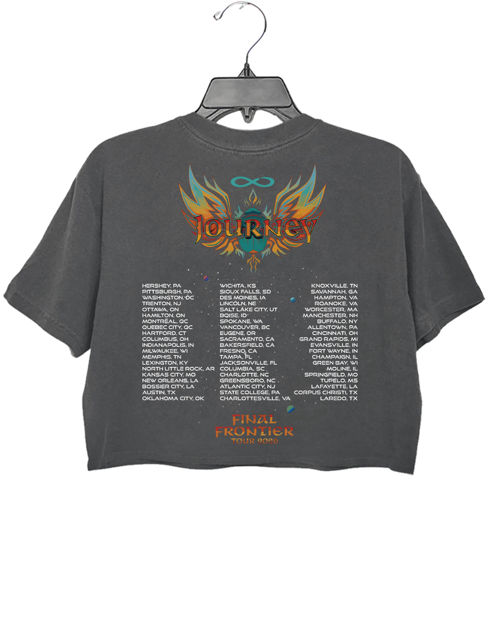 Journey Final Frontier Tour 2026 Crop Top