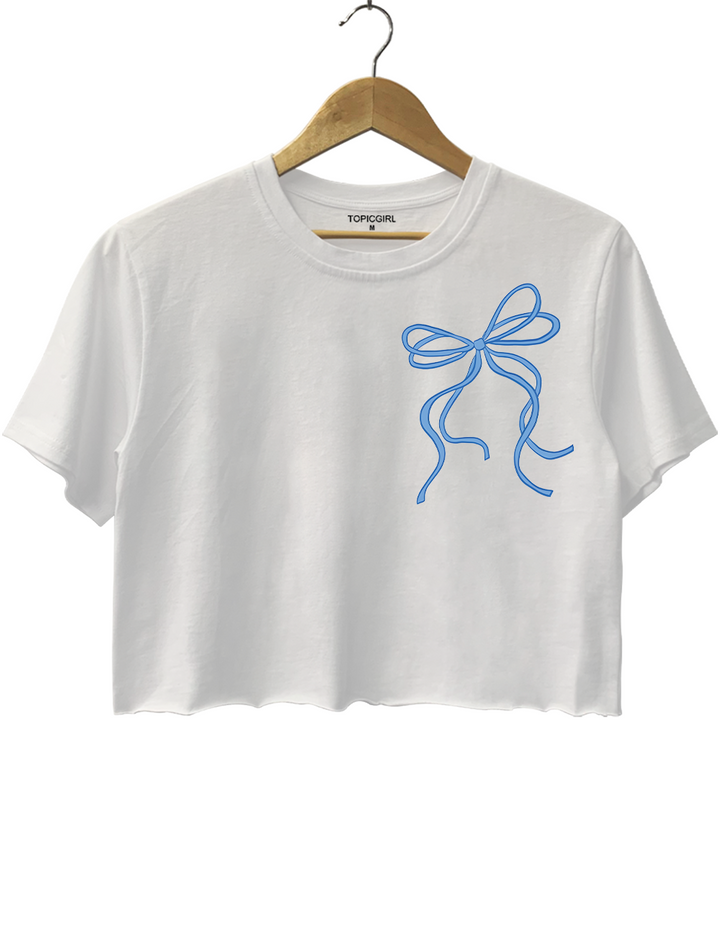 In April We Wear Blue Autism Crop Top