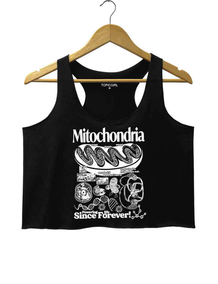 Mitochondria Vintage Science Crop Tank Top