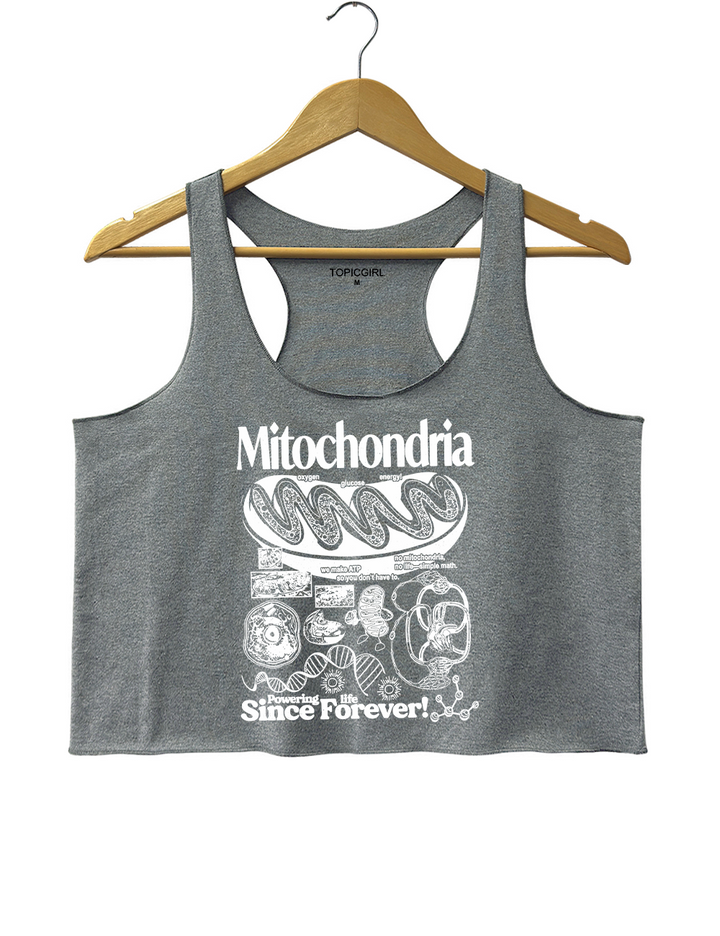 Mitochondria Vintage Science Crop Tank Top