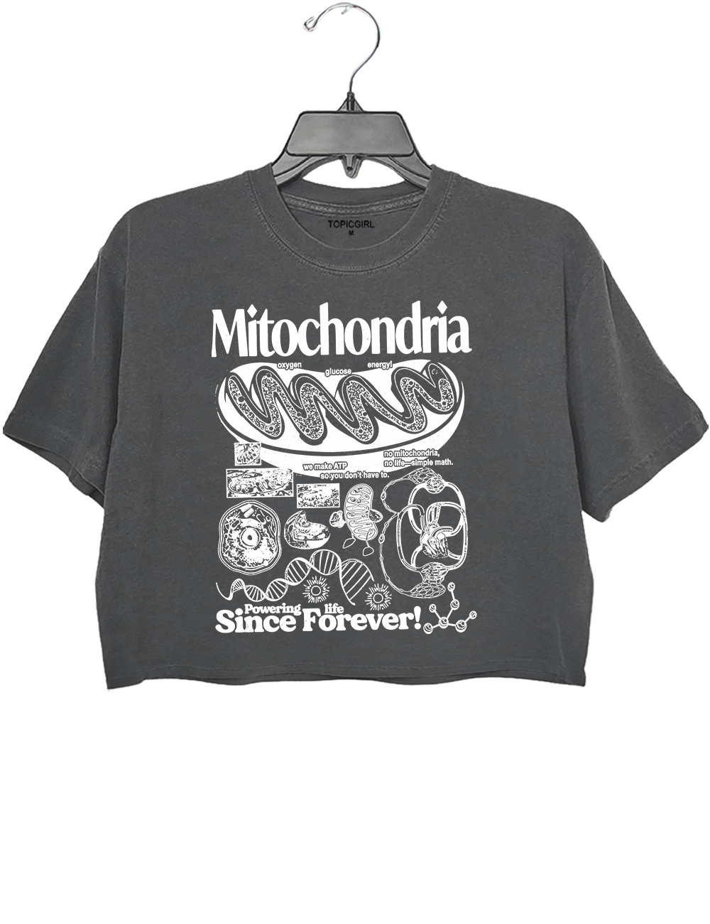 Mitochondria Vintage Science Crop Top $23.99
