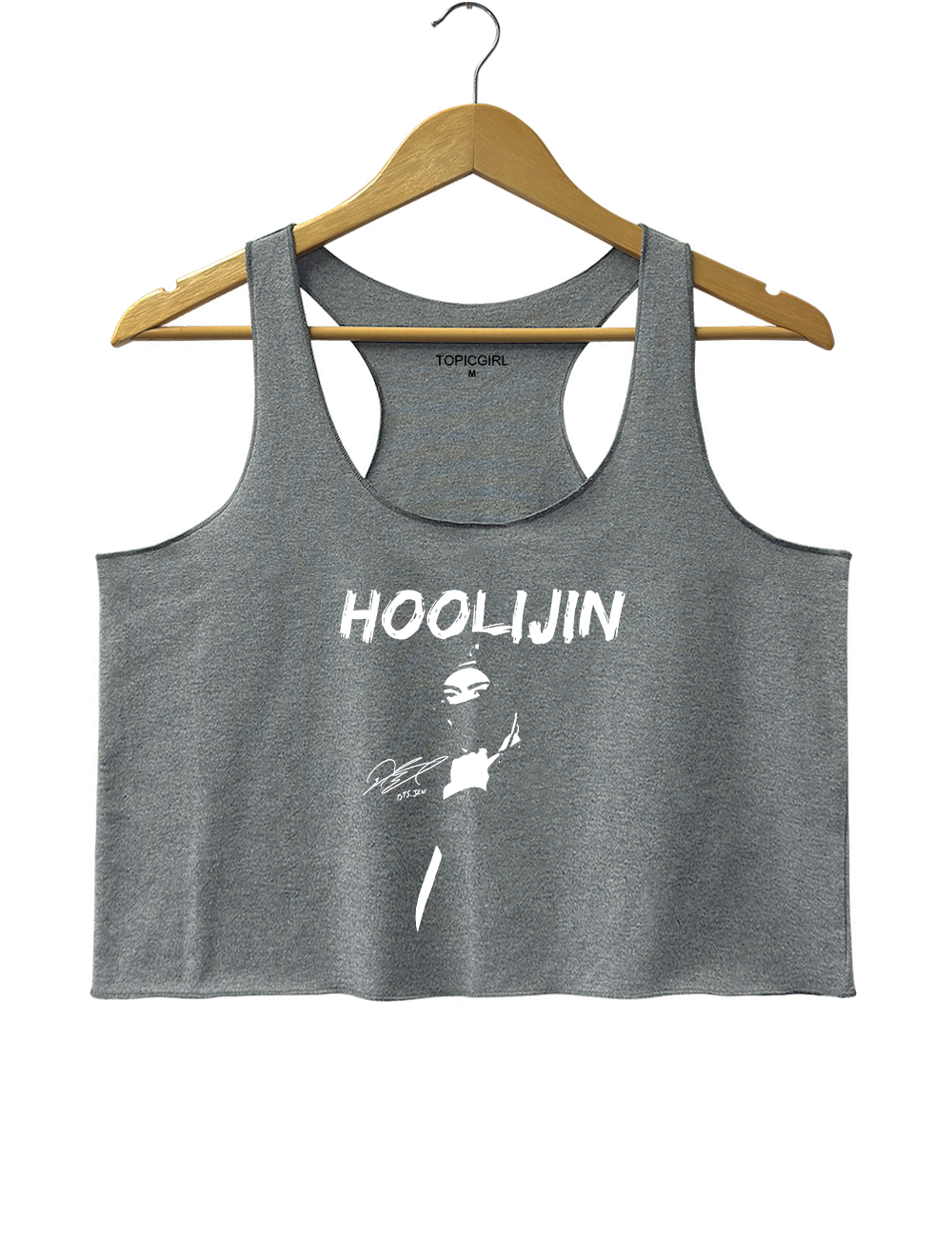 Hoolijin Meme BTS Arirang Crop Tank Top
