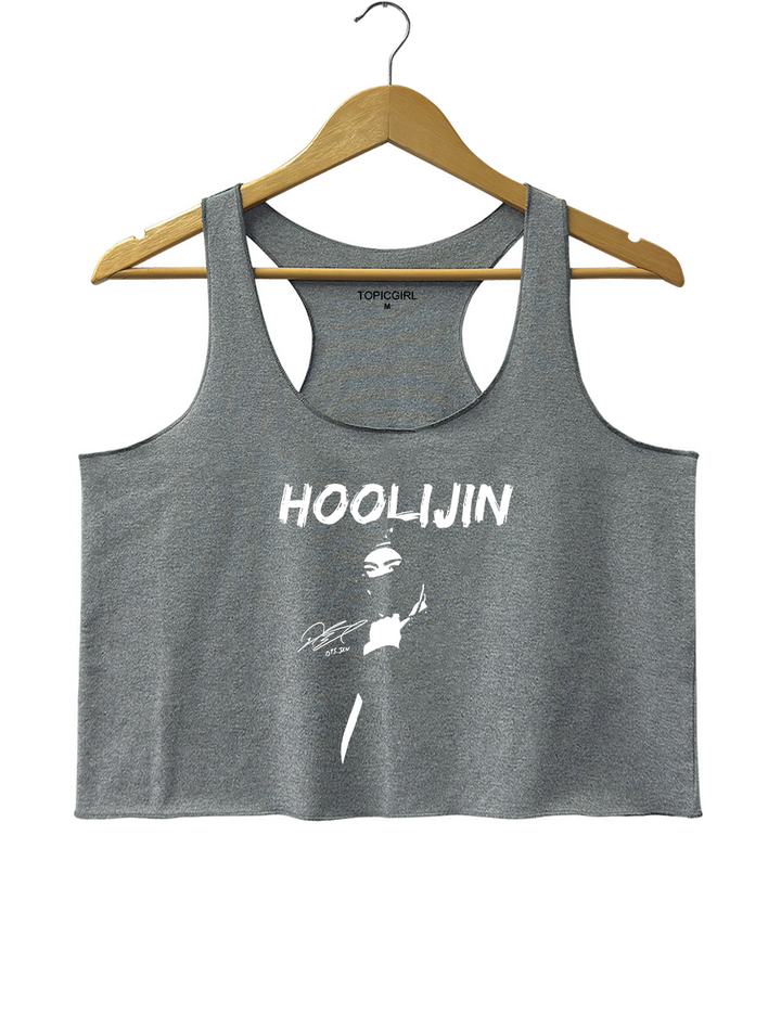 Hoolijin Meme BTS Arirang Crop Tank Top