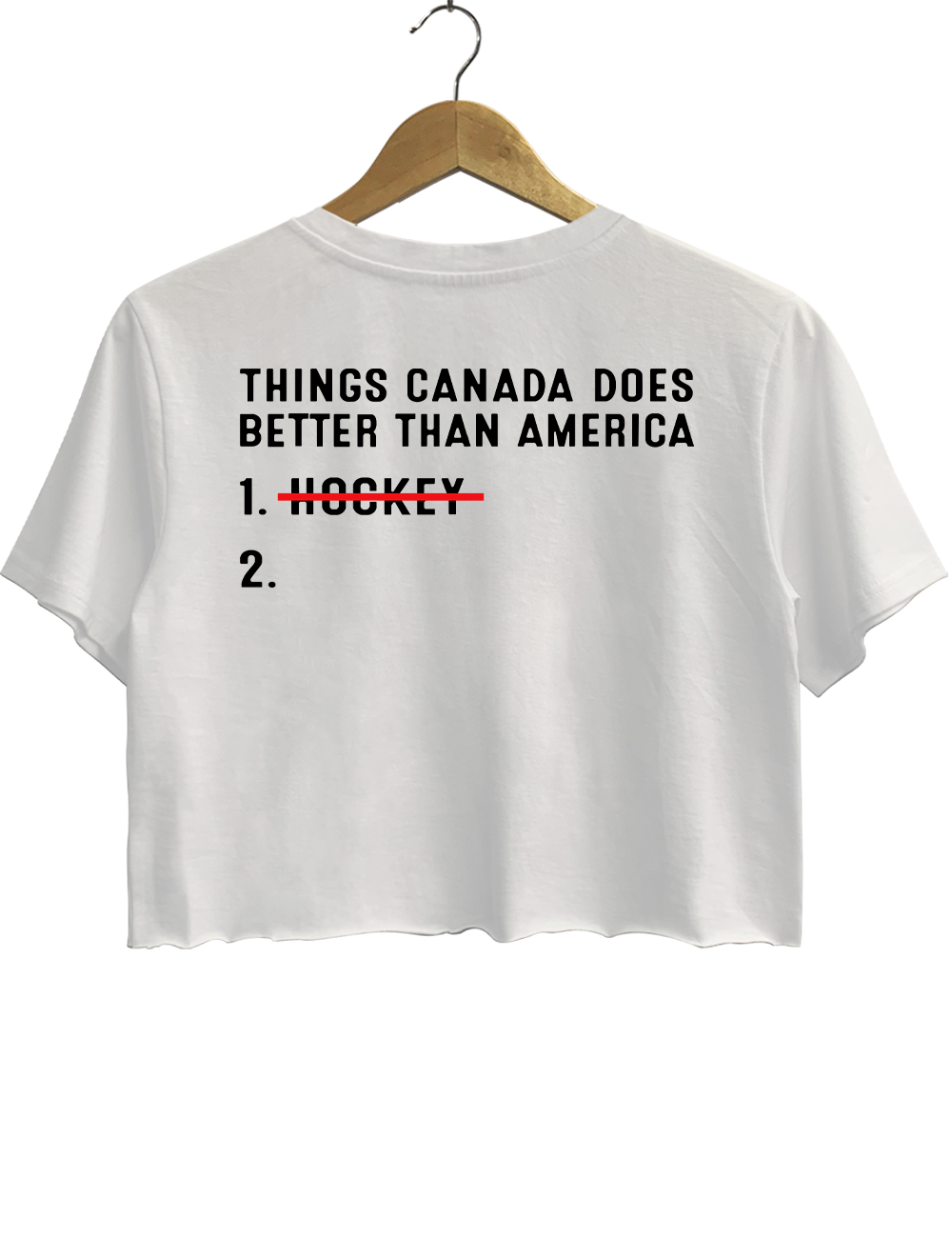 Funny Things Canada Does Better Than America Crop Top