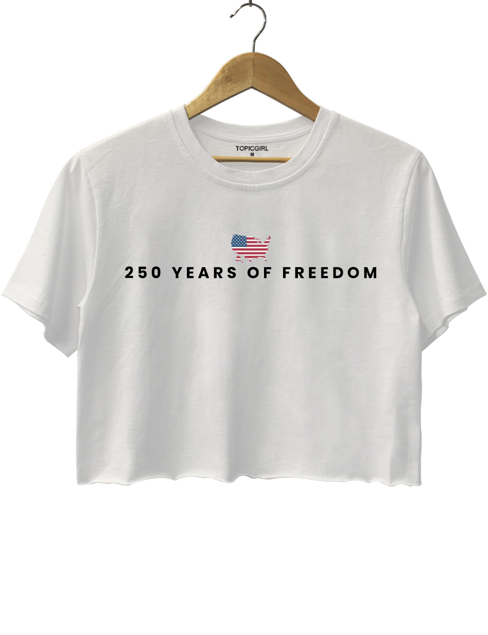 250 Years Of Freedom Crop Top