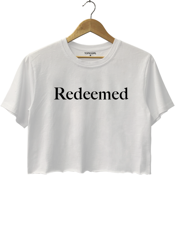 Isaiah 43:1 Bible Fear Not I Have Redeemed You Crop Top