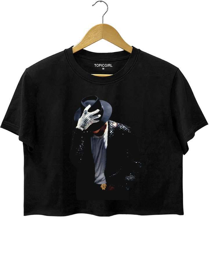 Michael jackson vintage 90s Crop Top