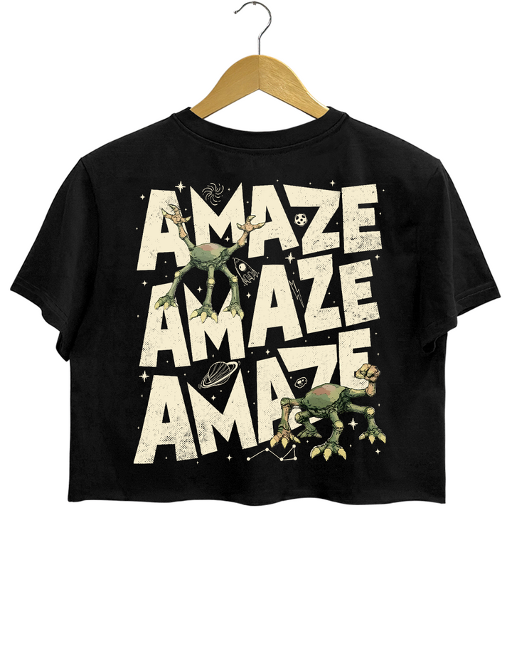 Rocky Tau Ceti Amaze Amaze Amaze Jazz Hands Crop Top